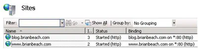 SSL, IIS, and Host Headers