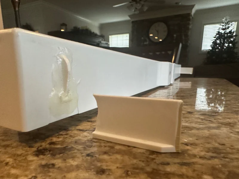 Broken shelf bracket