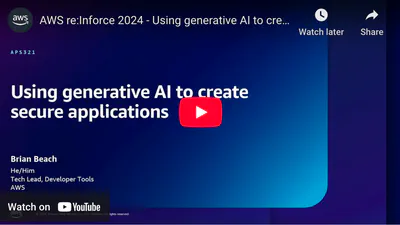 re:Inforce 2024: APS321